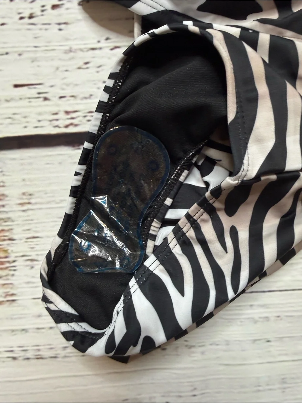 Limeapple Lupita Zebra Print One Piece Swimsuit Girls Black White NWT Sz 10